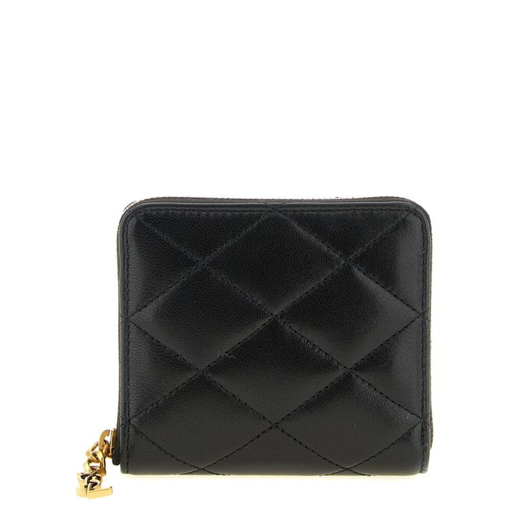 Saint Laurent Black Lamb Leather Women's Cardholder